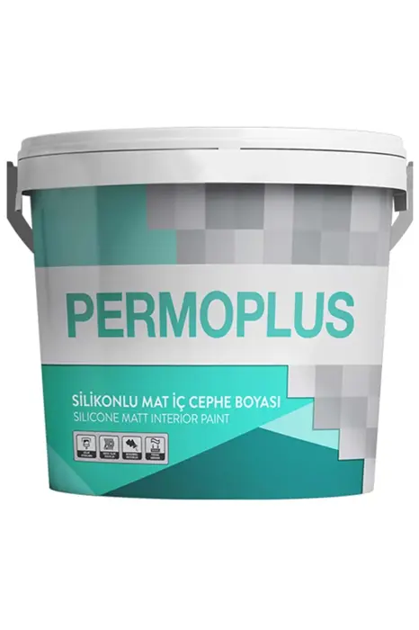 Permolit Permoplus Silikonlu Mat İç Cephe Boyası 10 Kg